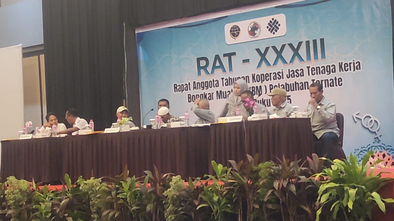 Rapat anggota tahunan koperasi jasa tenaga kerja (TKBM) pelabuhan ternate